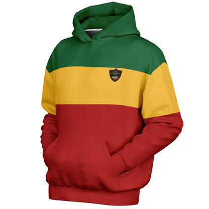 Rasta Heavy Hoodie & Cargo Sweatpants Set