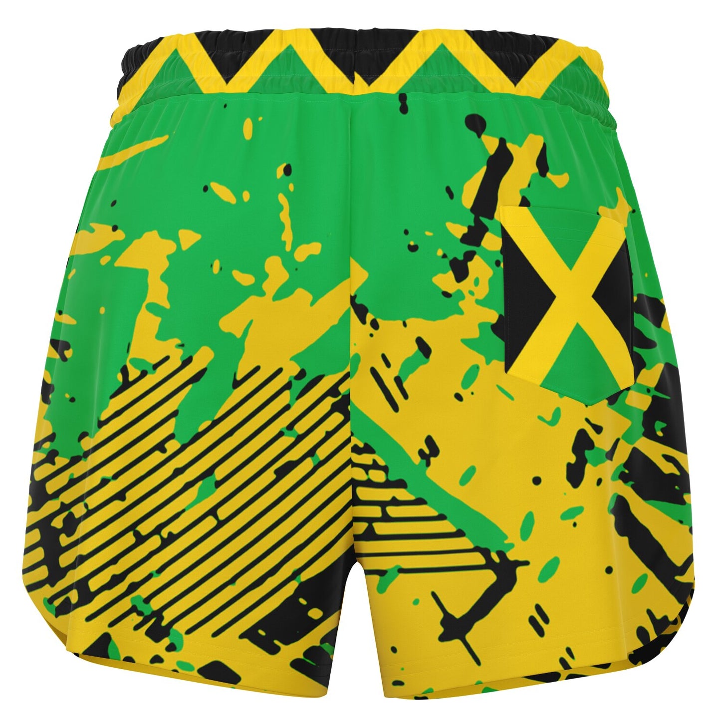 Women's Jamaica Flag Shorts