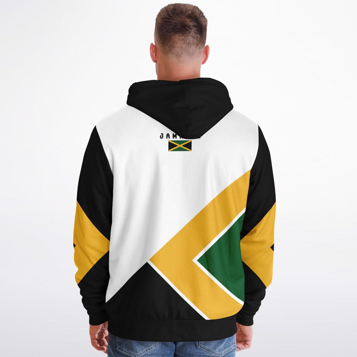 Jamaica Fleece Lined Zip Up Hoodie