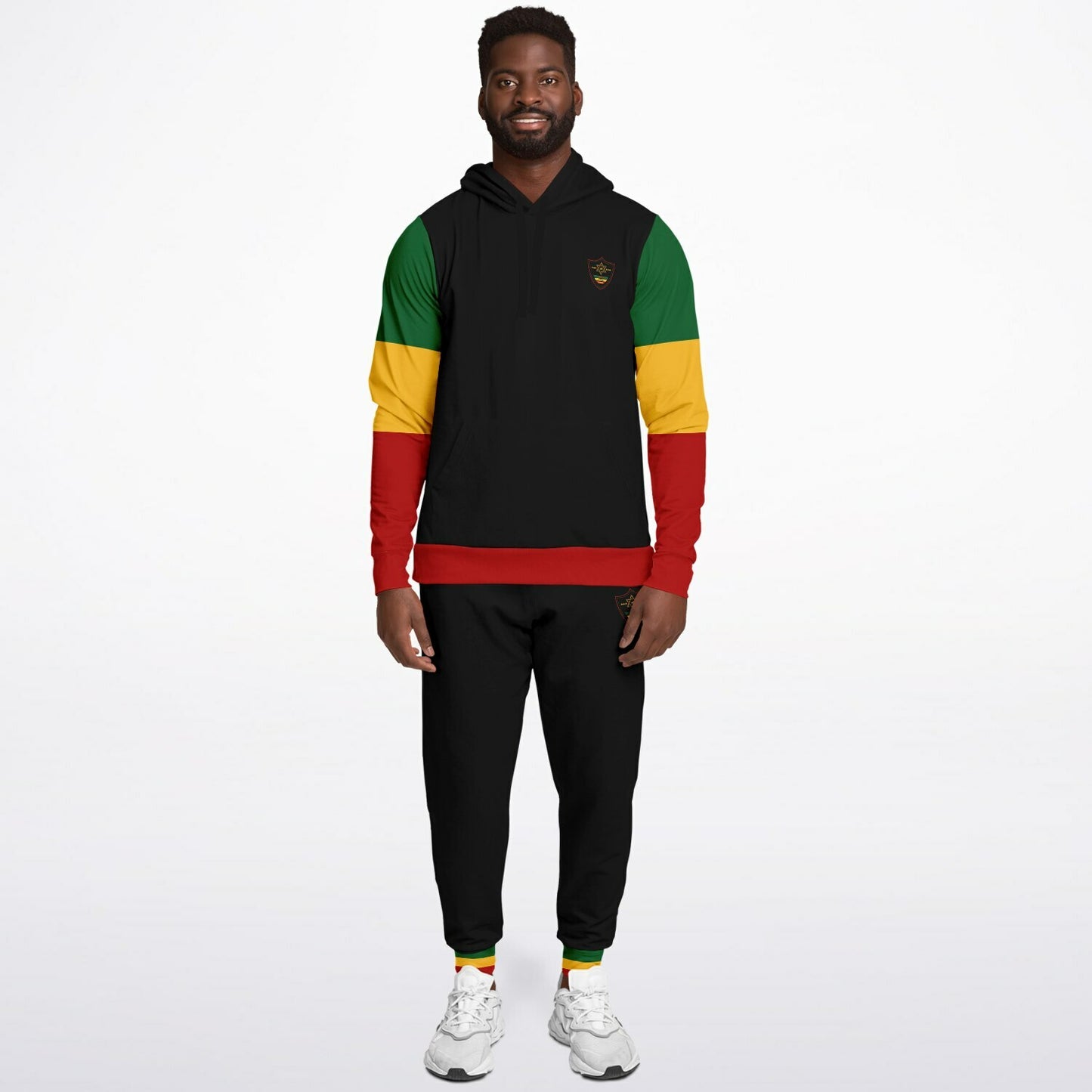 Rasta Casual Pull Over Hoodie & Jogger Set