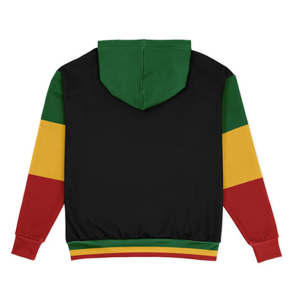 Rasta Heavyweight Pull Over Hoodie