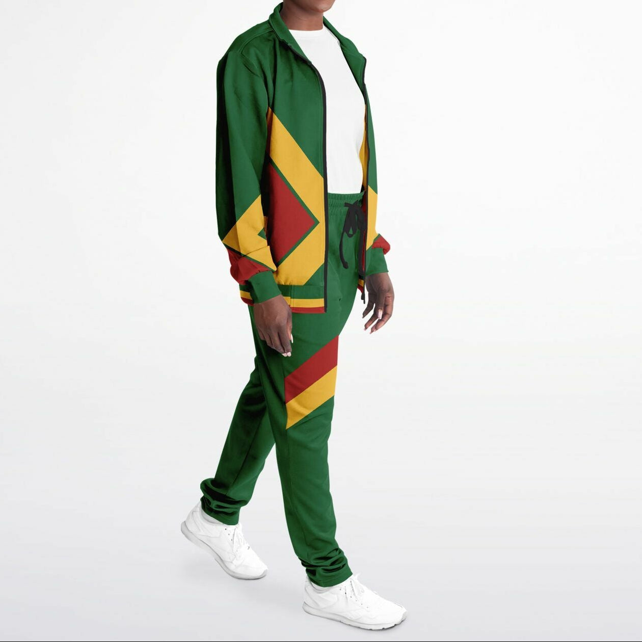 Rasta Tracksuit - Lion Of Judah Green