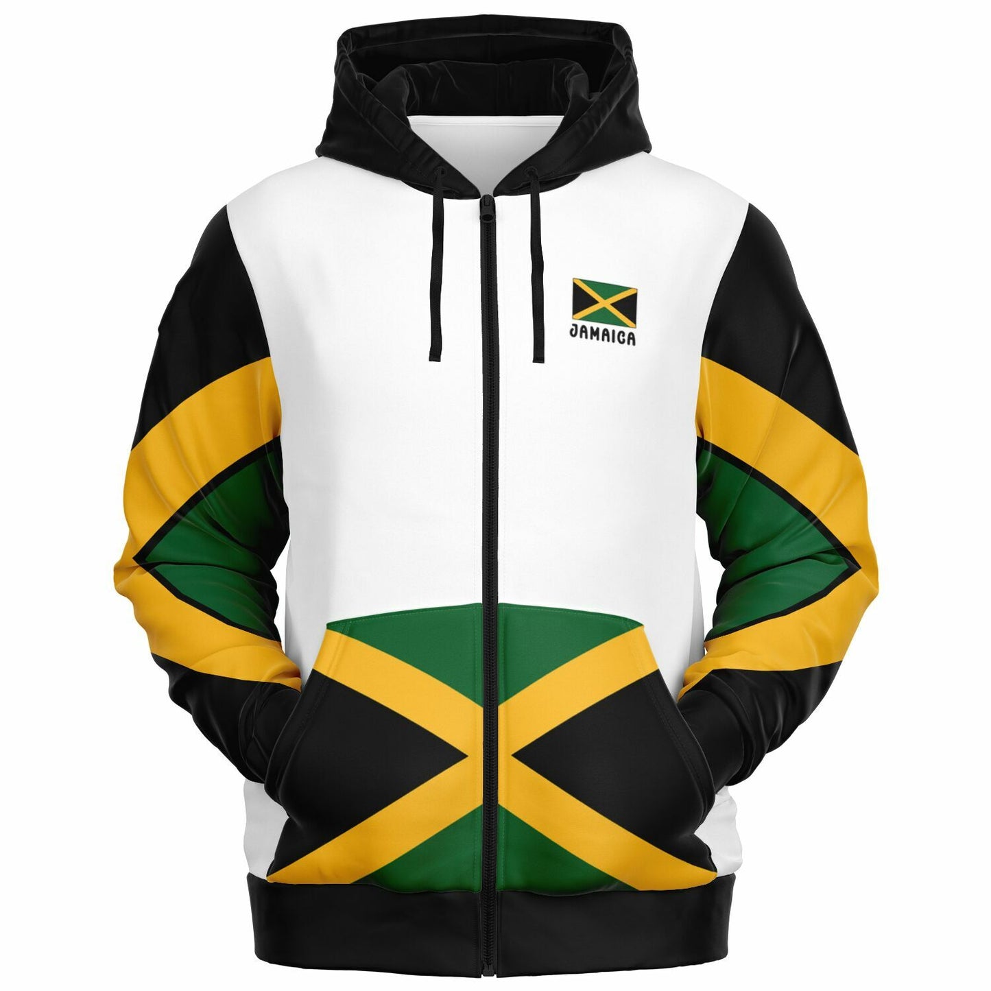 Jamaica Athletic Zip Up Hoodie