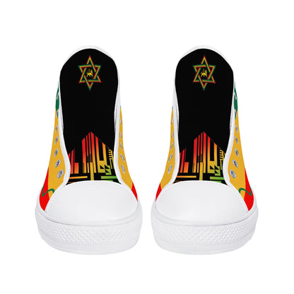 Lion of Judah Canvas Shoes High Tops