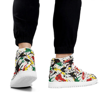 Rasta Shoes - Paint Splatter Sneakers