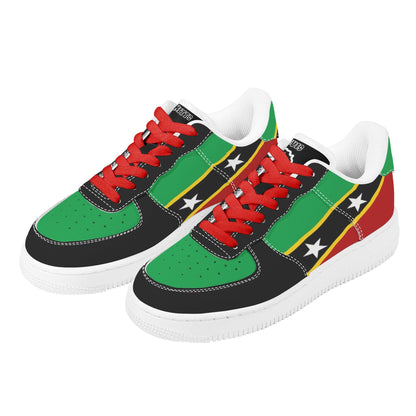 St Kitts and Nevis flag low top shoes with Caribbean island colors - image 9