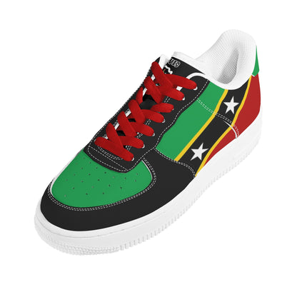 St Kitts and Nevis flag low top shoes with Caribbean island colors - image 5