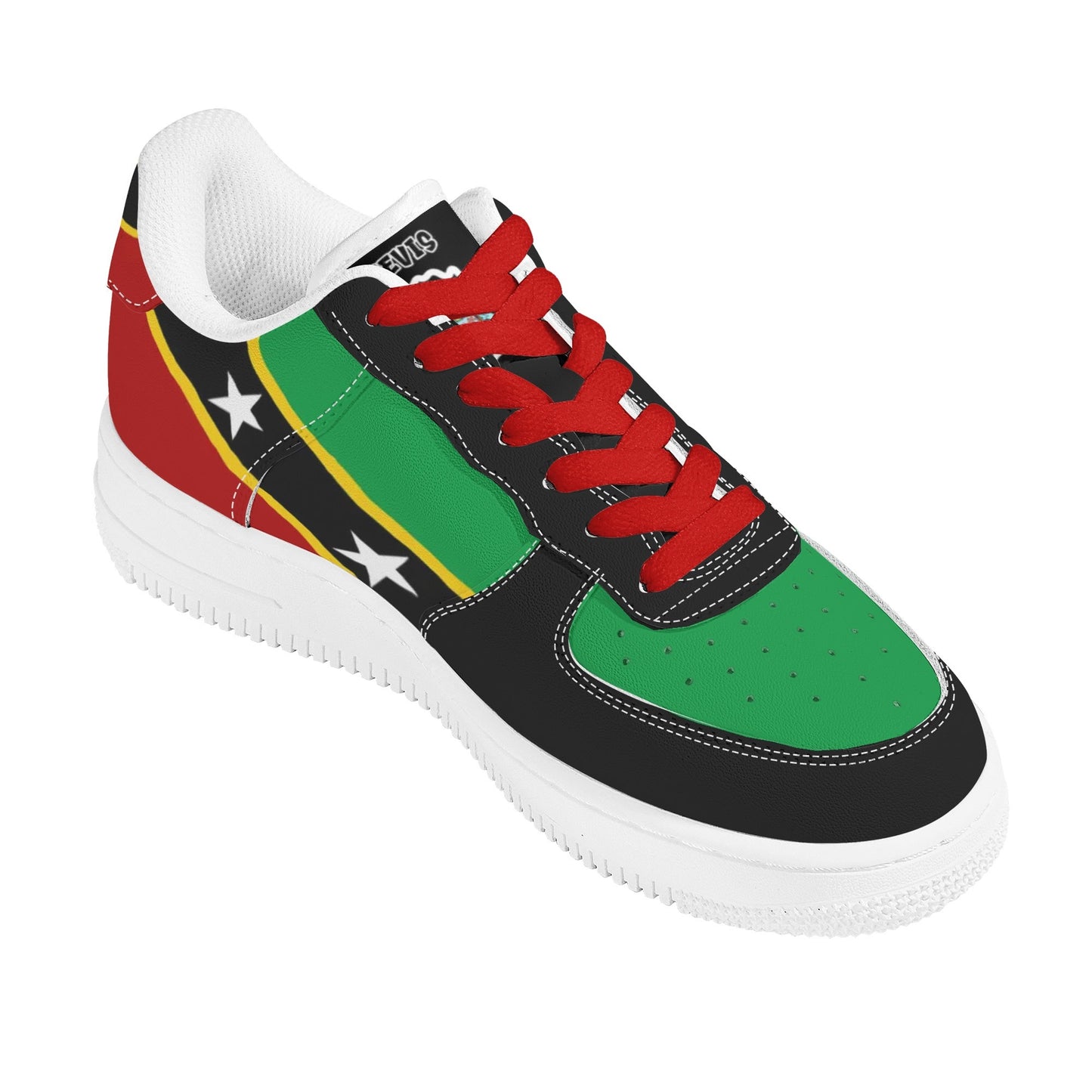 St Kitts and Nevis flag low top shoes with Caribbean island colors - image 6