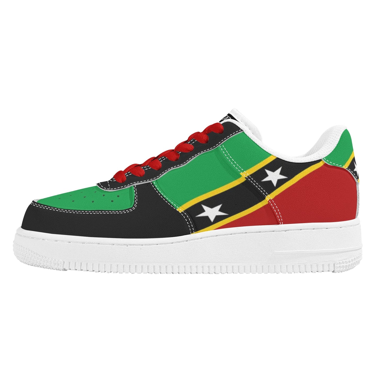 St Kitts and Nevis flag low top shoes with Caribbean island colors - image 7