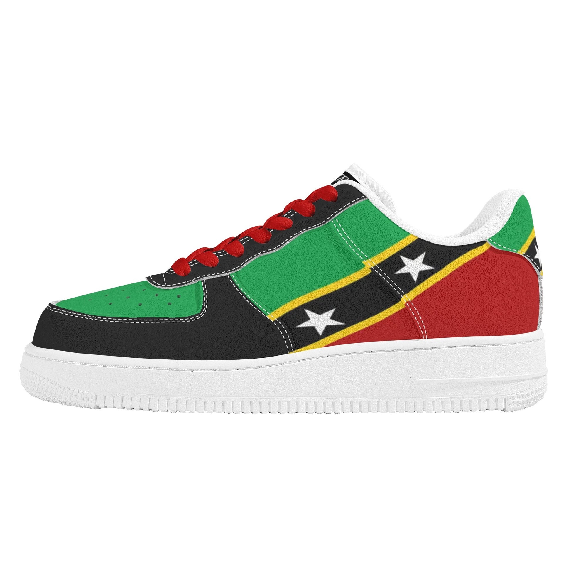 St Kitts and Nevis flag low top shoes with Caribbean island colors - image 7