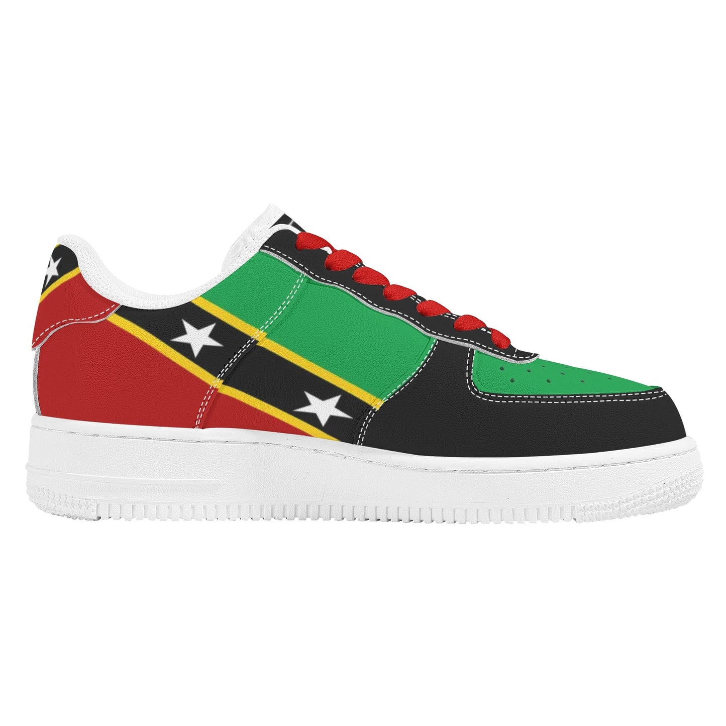 St Kitts and Nevis flag low top shoes with Caribbean island colors - image 8