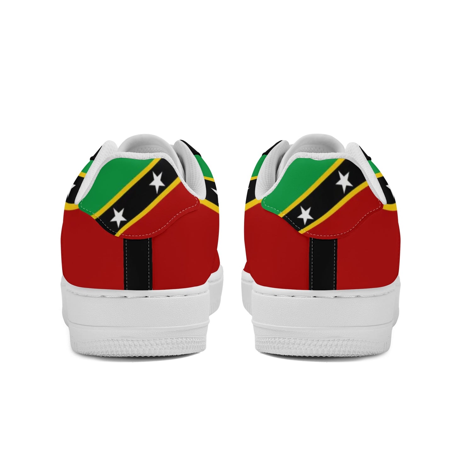 St Kitts and Nevis flag low top shoes with Caribbean island colors - image 3