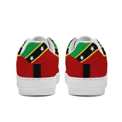 St Kitts and Nevis flag low top shoes with Caribbean island colors - image 3