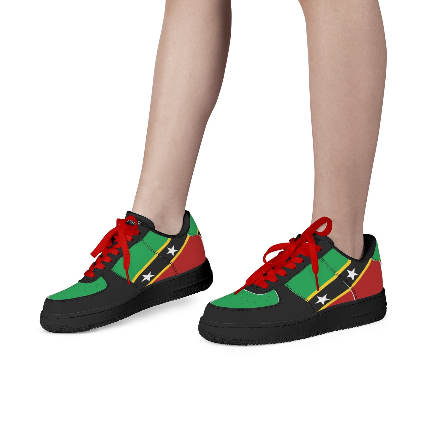 St Kitts and Nevis flag low top shoes with Caribbean island colors - image 12
