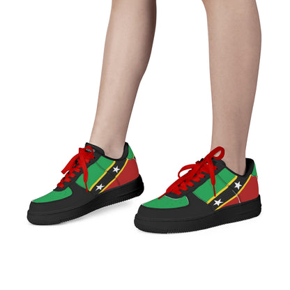 St Kitts and Nevis flag low top shoes with Caribbean island colors - image 12