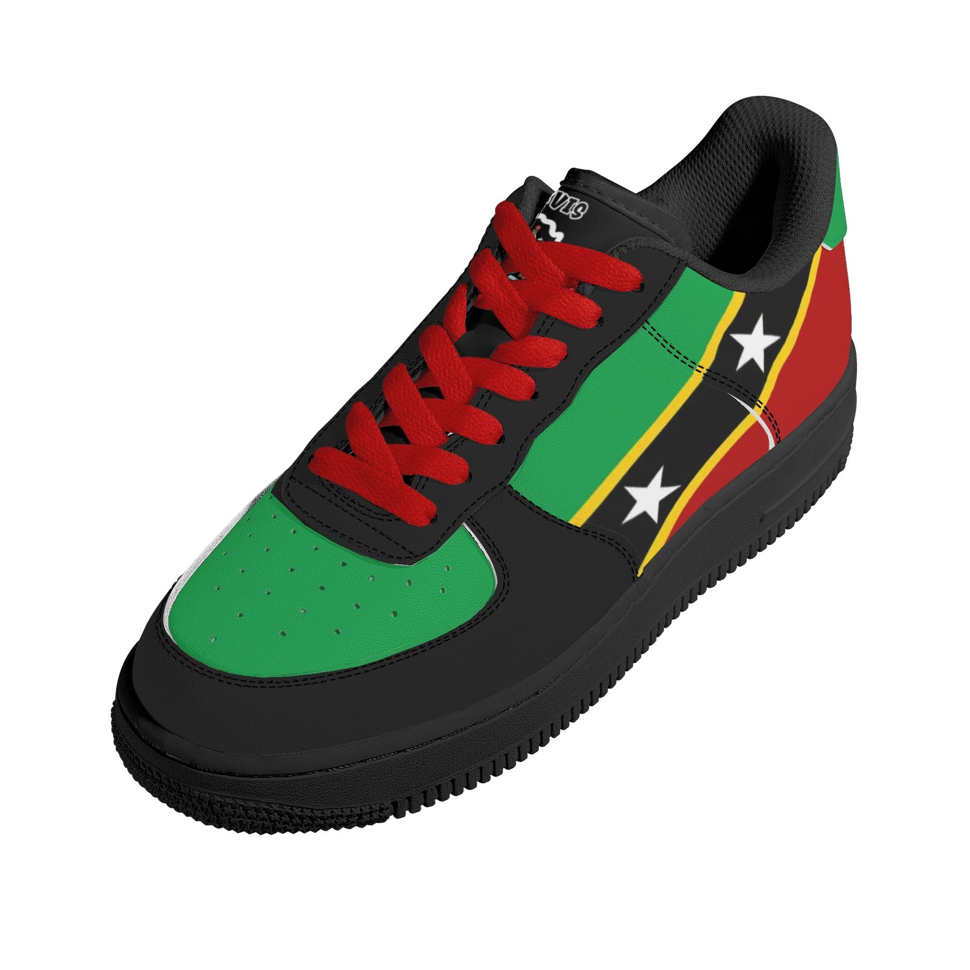 St Kitts and Nevis flag low top shoes with Caribbean island colors - image 13