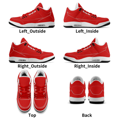 All Red Sneakers