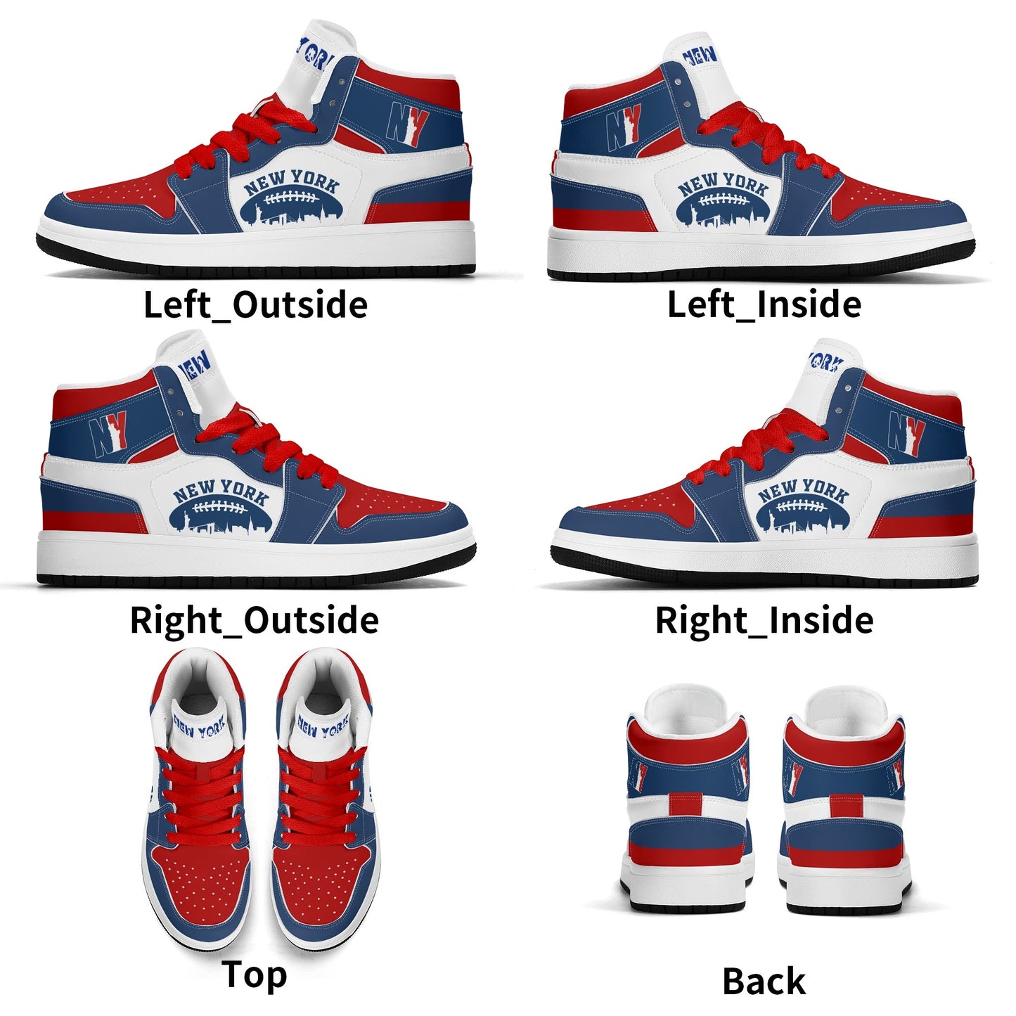 New York Football Team Themed Shoes For Kids