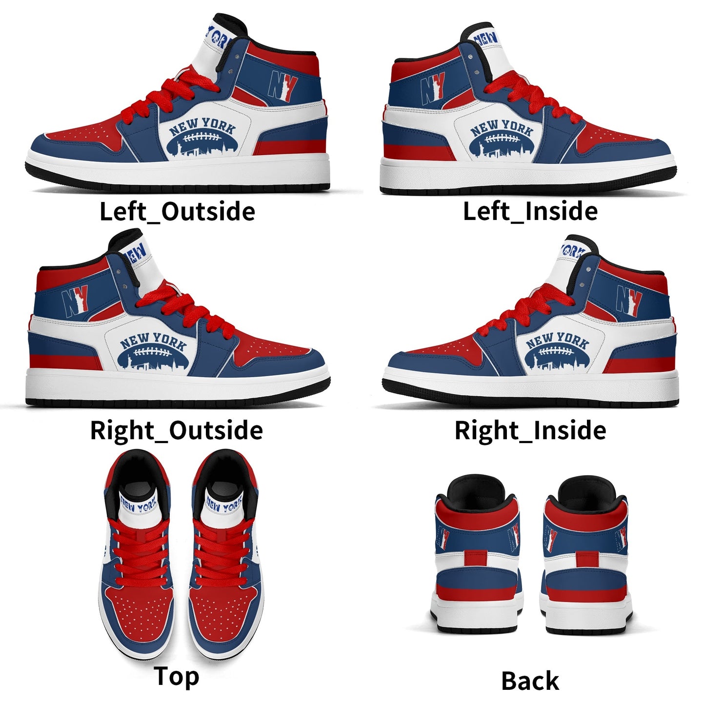 New York Football Team Themed Shoes For Kids