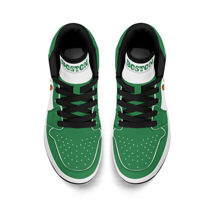 Boston Basketball Team Themed Shoes For Kids