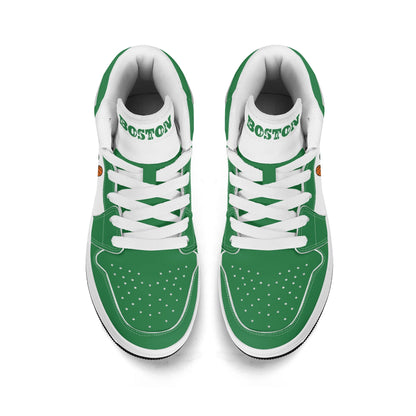 Boston Basketball Team Themed Shoes For Kids