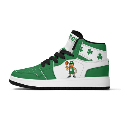 Boston Basketball Team Themed Shoes For Kids