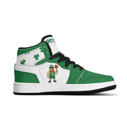 Boston Basketball Team Themed Shoes For Kids