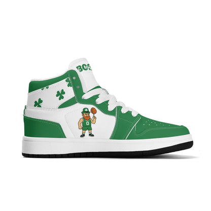 Boston Basketball Team Themed Shoes For Kids
