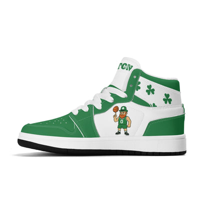 Boston Basketball Team Themed Shoes For Kids