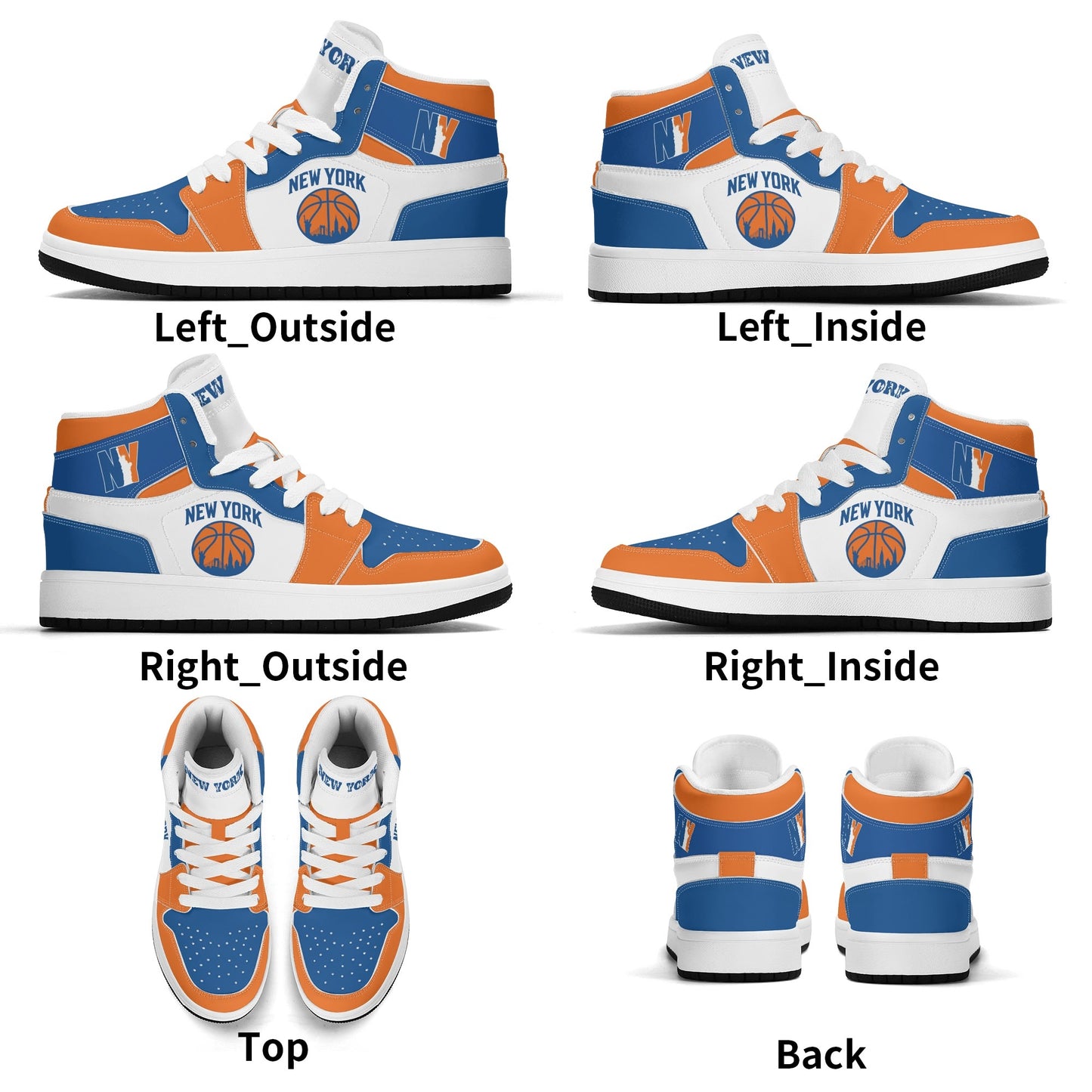 New York Basketball Team Themed Shoes For Kids