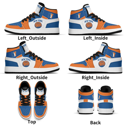 New York Basketball Team Themed Shoes For Kids