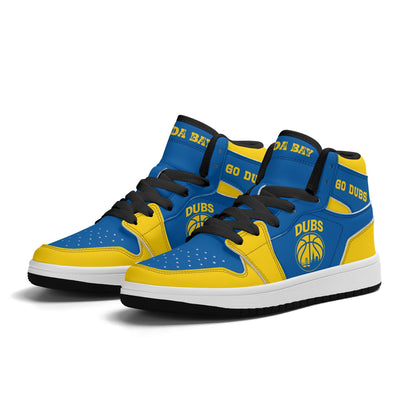 Golden State Basketball Team Themed Shoes For Kids