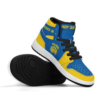 Golden State Basketball Team Themed Shoes For Kids