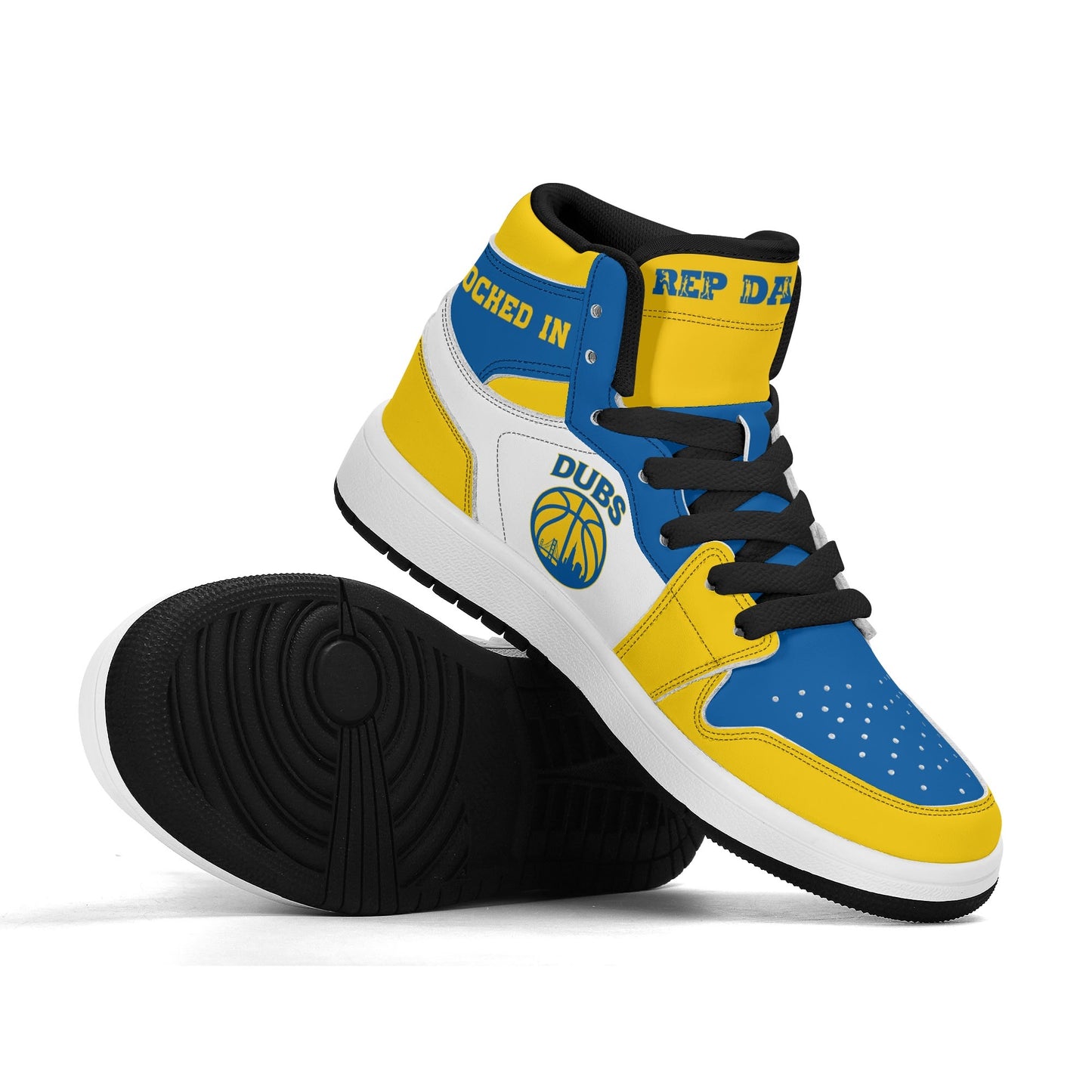 Golden State Basketball Team Themed Shoes For Kids