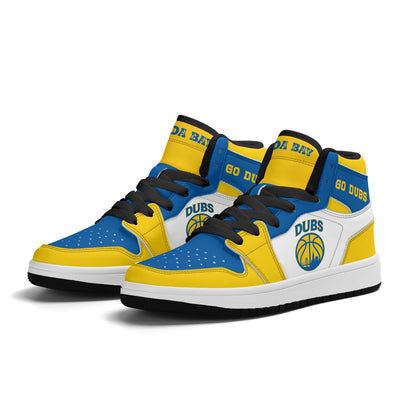 Golden State Basketball Team Themed Shoes For Kids
