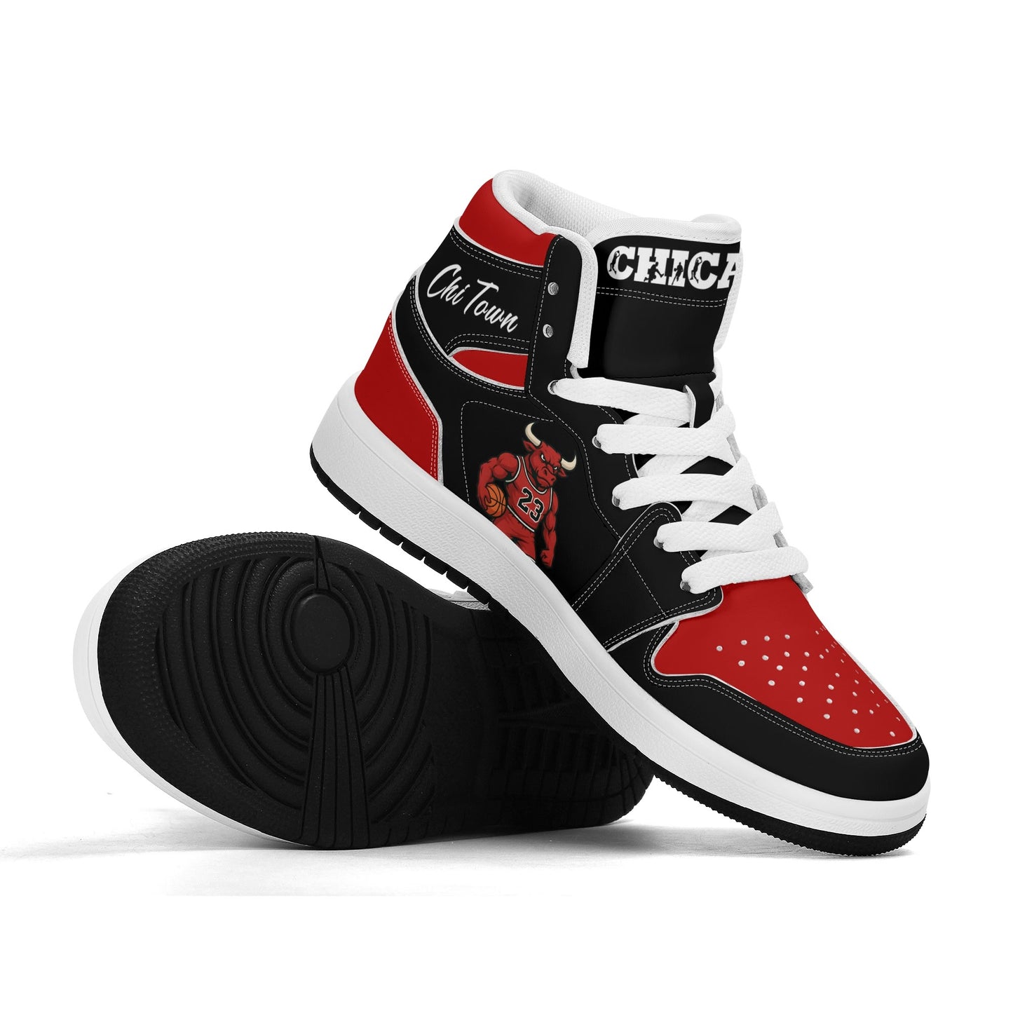 Chicago Basketball Team Themed Shoes For Kids