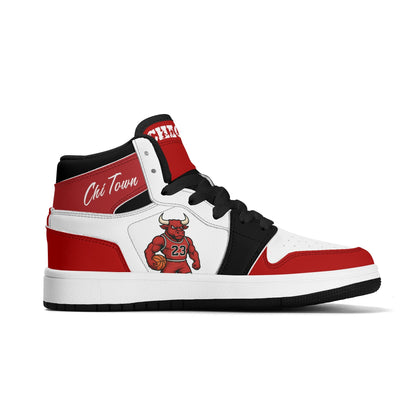 Chicago Basketball Team Themed Shoes For Kids