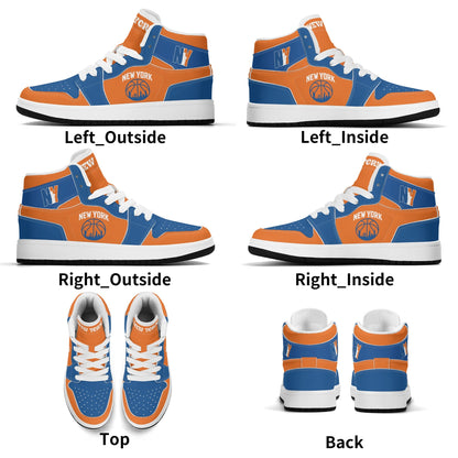 New York Basketball Team Themed Shoes For Kids