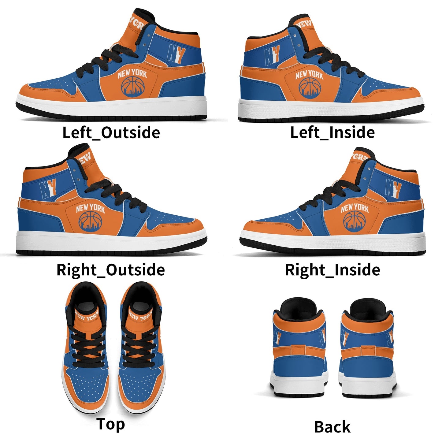 New York Basketball Team Themed Shoes For Kids