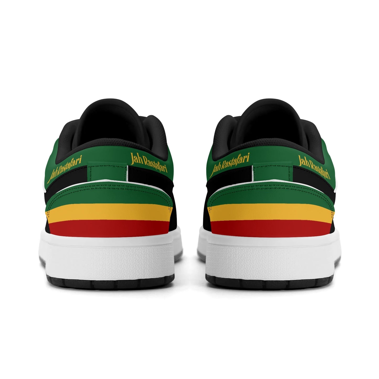 Jamrock Classics Low - Lion Of Judah Black Shoes