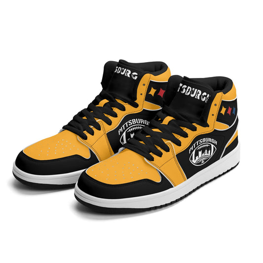 Jamrock Classics High - Pittsburgh Football Team Shoes