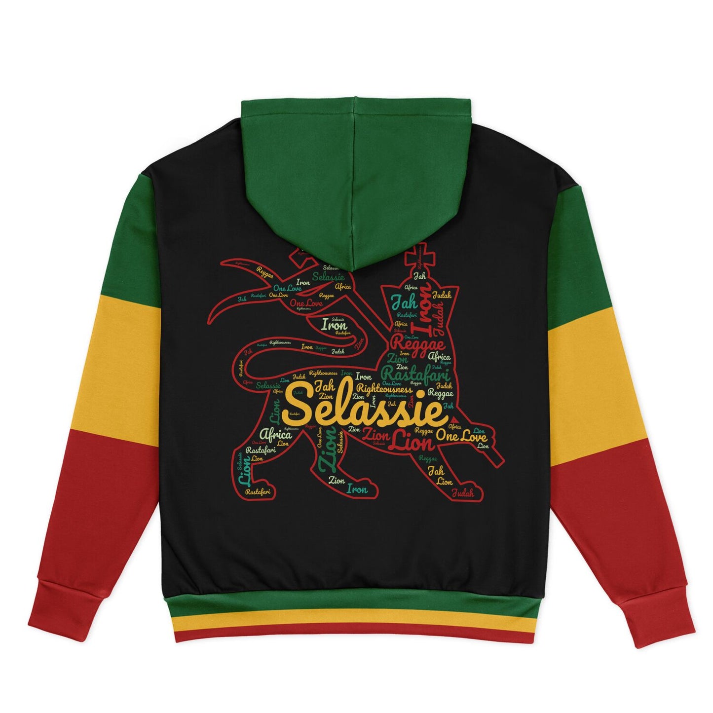 Rasta Heavyweight Pull Over Hoodie