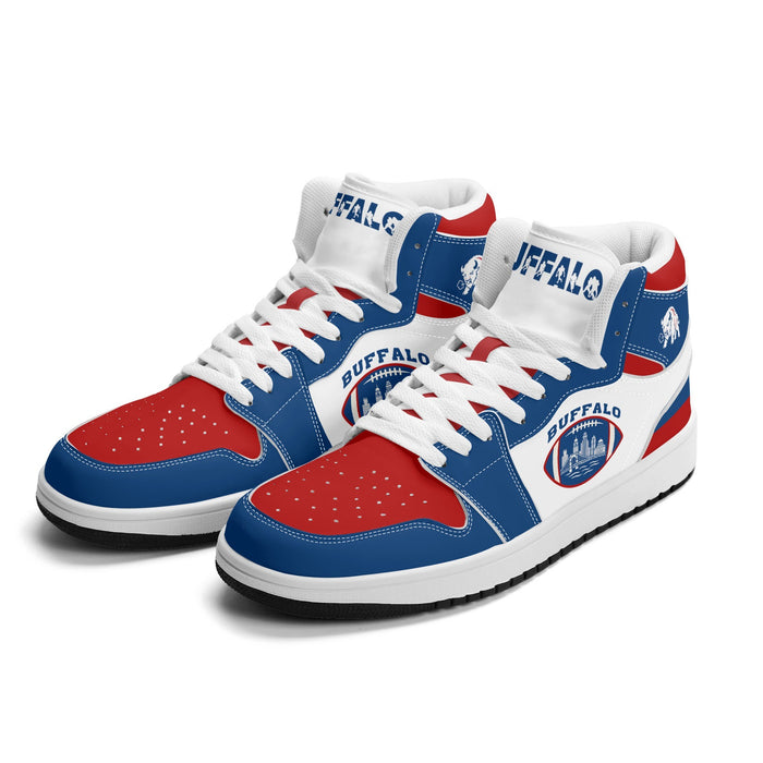 Buffalo Football-Inspired High Top Sneakers - Jamrock High