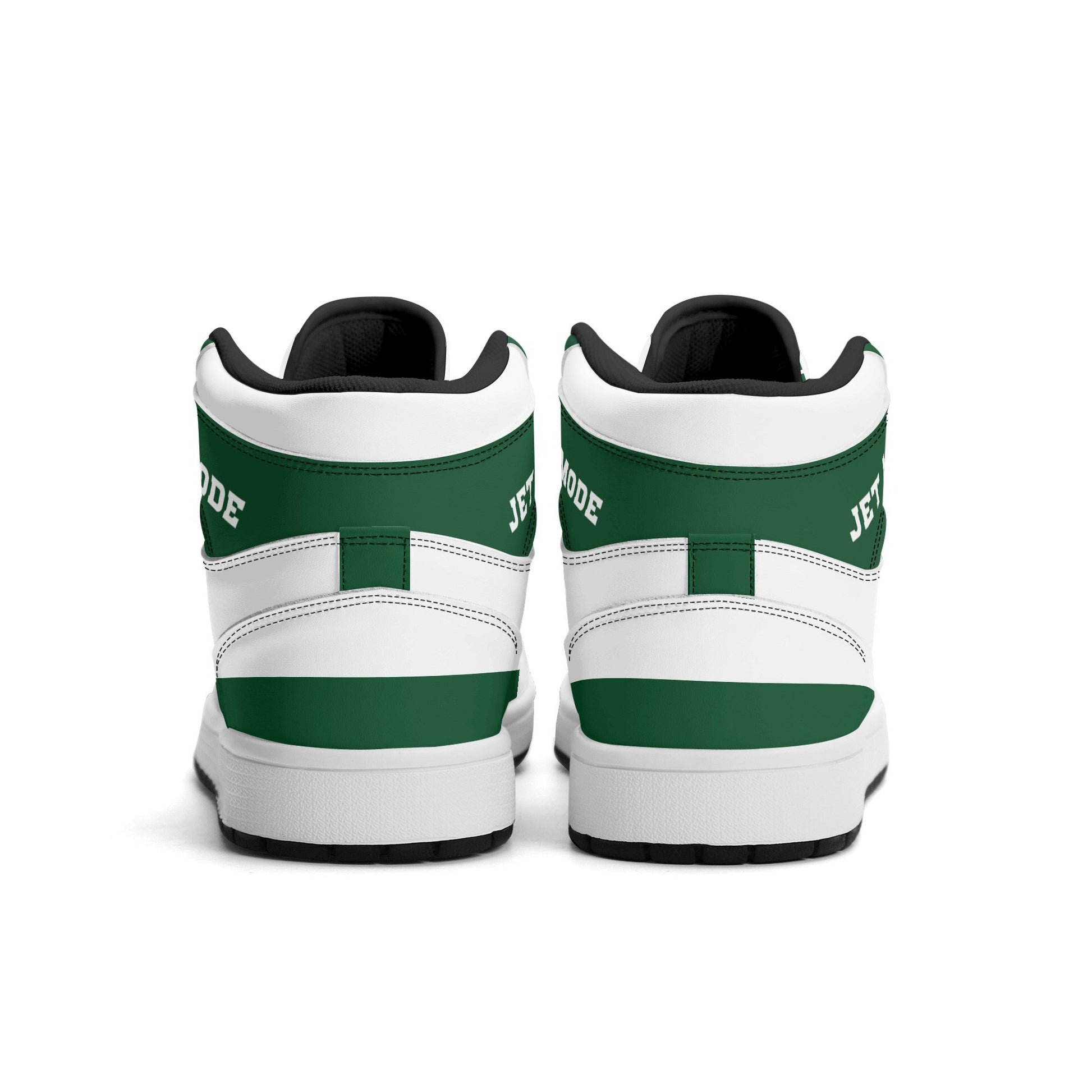 New York football-inspired high top sneakers in white with all-over city graphic printed upper