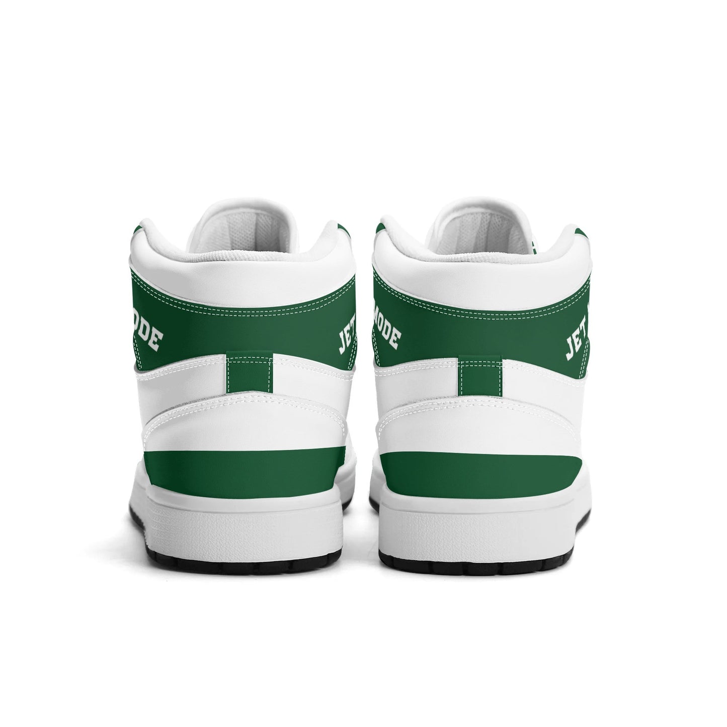 New York football-inspired high top sneakers in white with all-over city graphic printed upper
