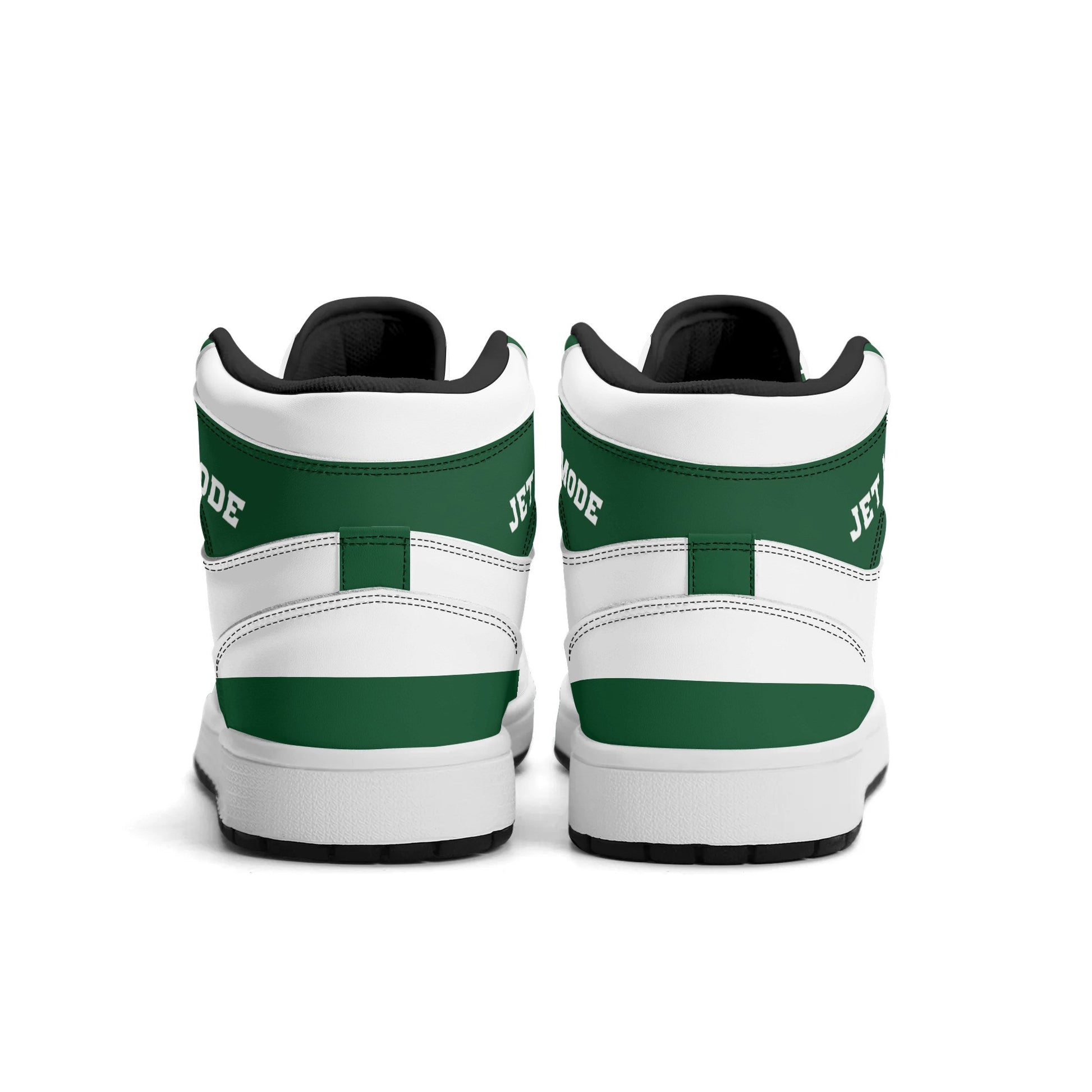 New York football-inspired high top sneakers in white with all-over city graphic printed upper