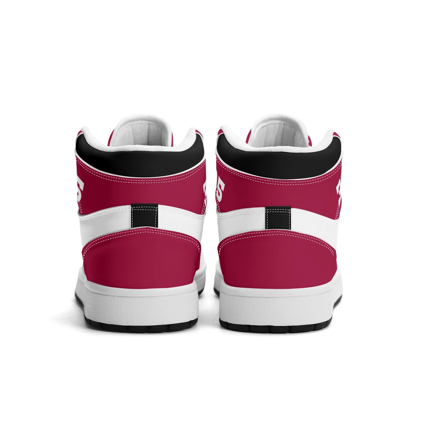 Miami basketball-inspired high top sneakers with all-over city graphic printed upper