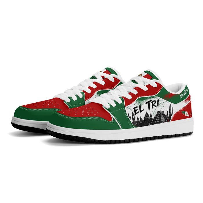 Mexico Flag Shoes - El Tri Low Top Sneakers - Jamrock Low