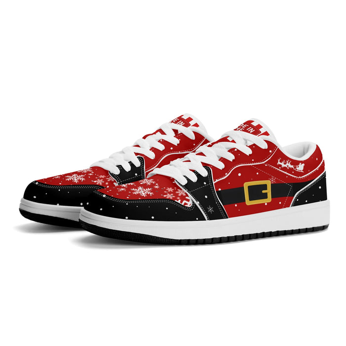 Santa Suit Christmas Sneakers - Jamrock Low