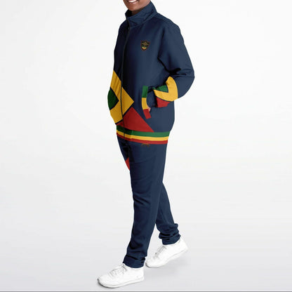 Rasta Tracksuit - Lion Of Judah Navy